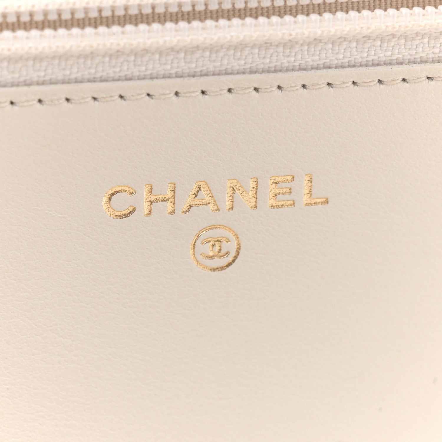 Chanel Caviar Quilted Vintage Mademoiselle Wallet On Chain WOC White 6 of 15