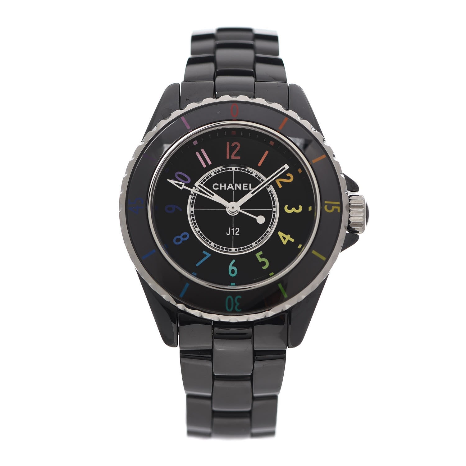 Chanel Stainless Steel Ceramic 33mm J12 Electro Quartz Watch Black 1 of 6