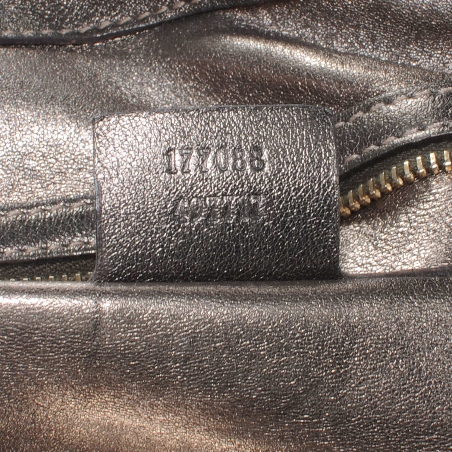 Gucci Guccissima GG Large Indy Hobo Tassel Bag Metallic 7 of 8