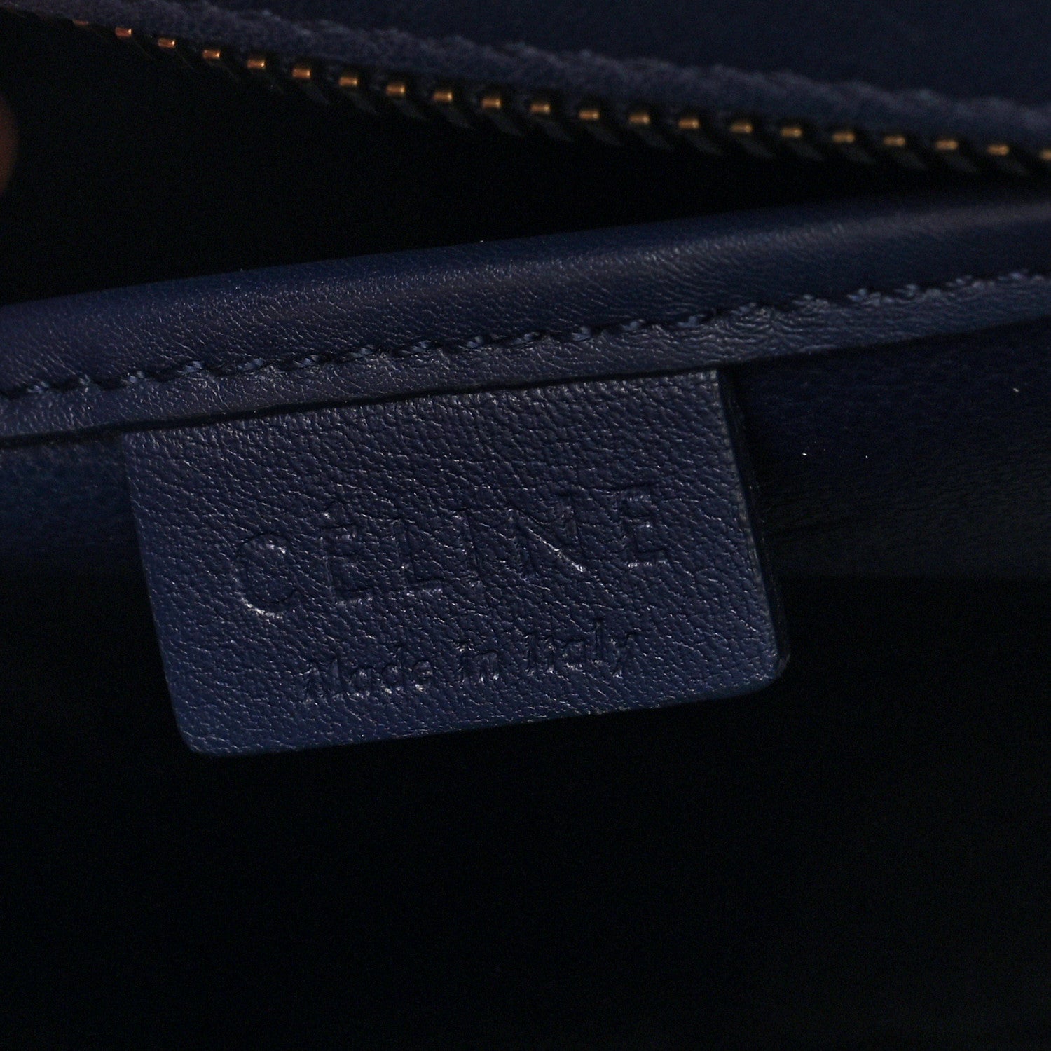 Celine Smooth Calfskin Nano Luggage Ink 6 of 9