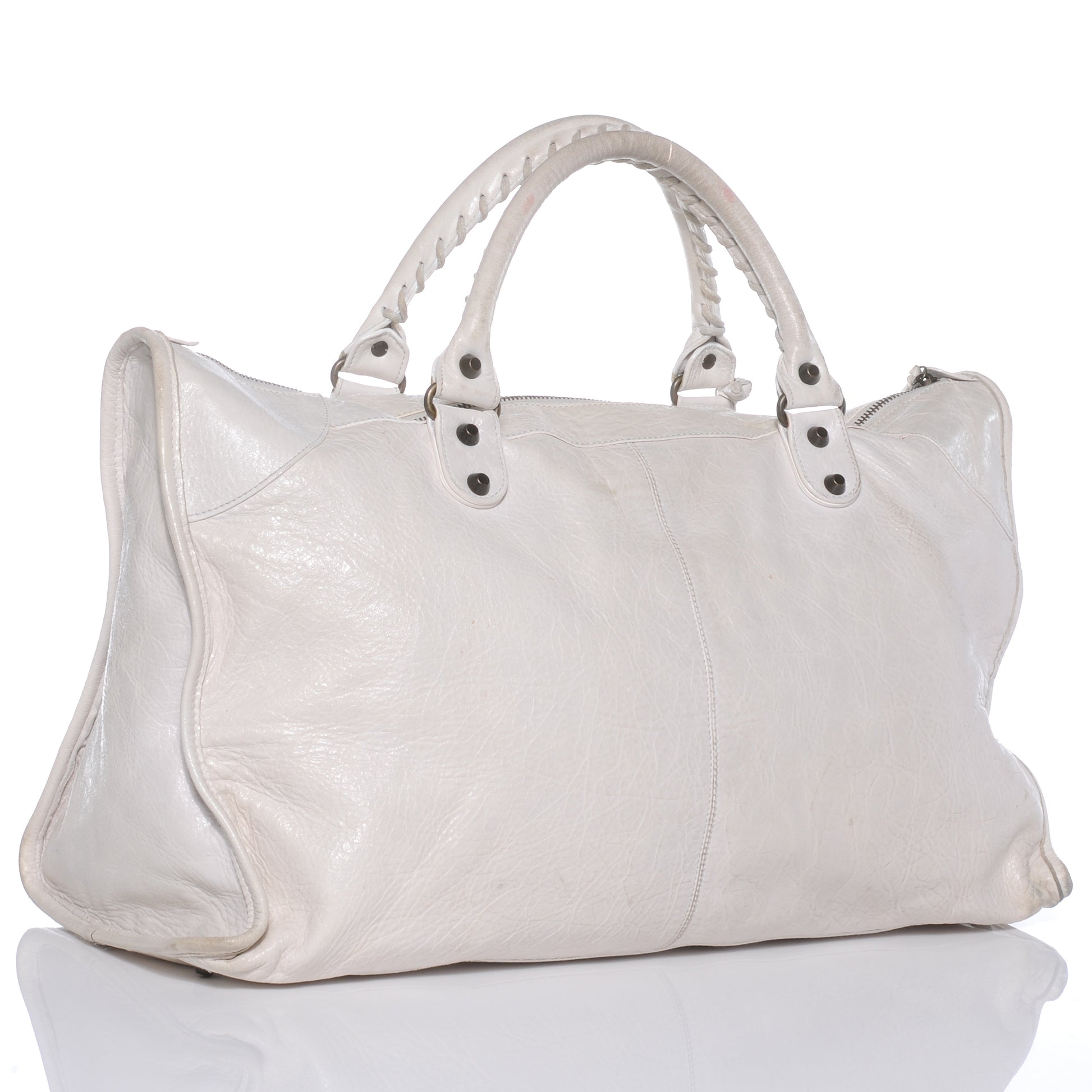 Balenciaga Chevre Work White 4 of 7