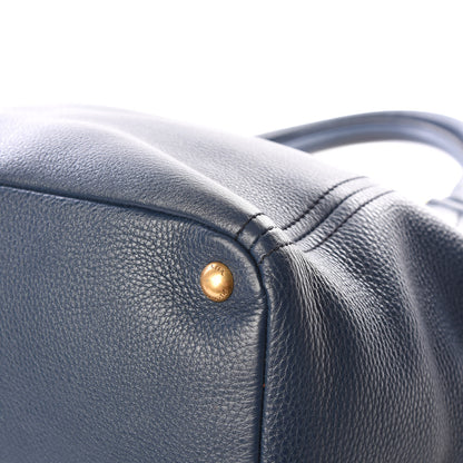Prada Vitello Daino Side Pocket Hobo Bluette 6 of 10