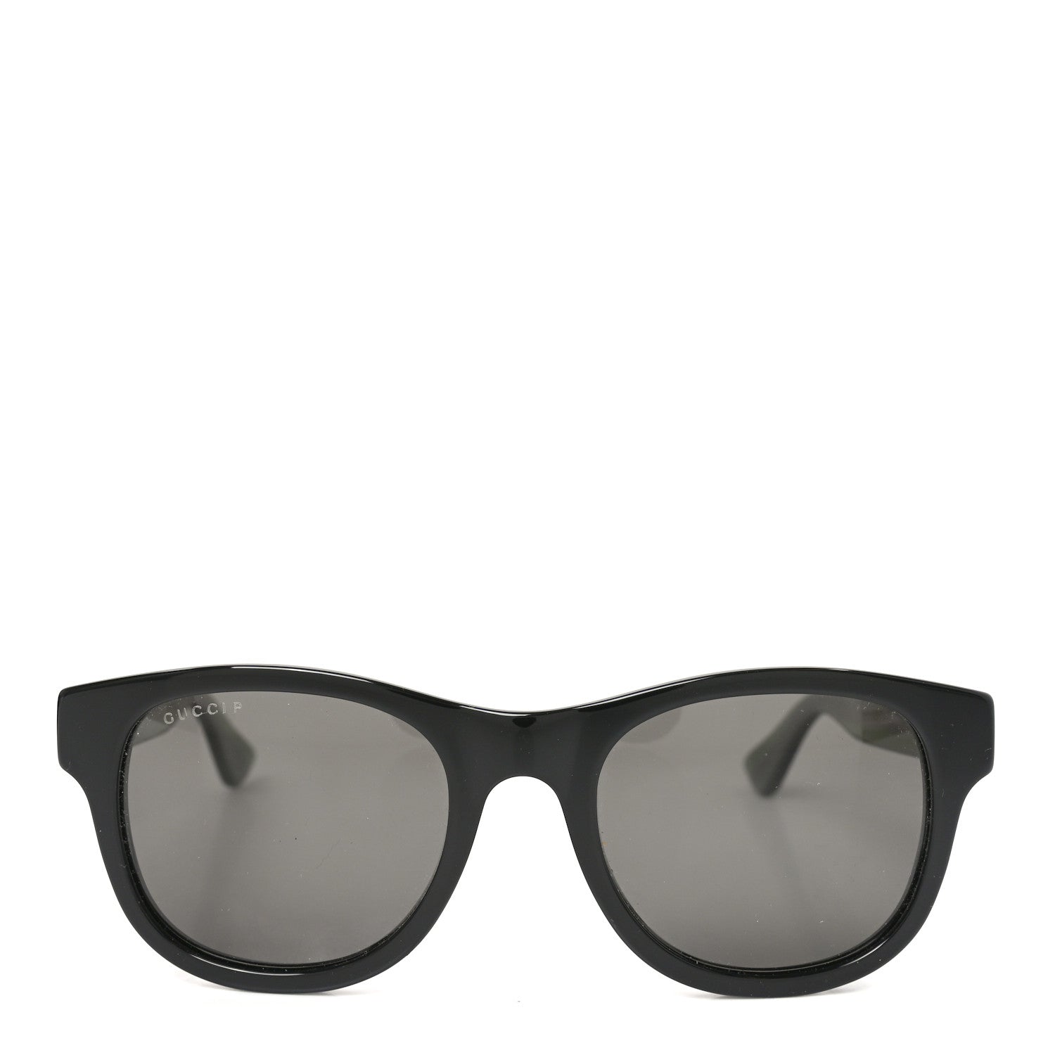 Gucci Acetate Web Sunglasses GG 0003S Black Green 2 of 7