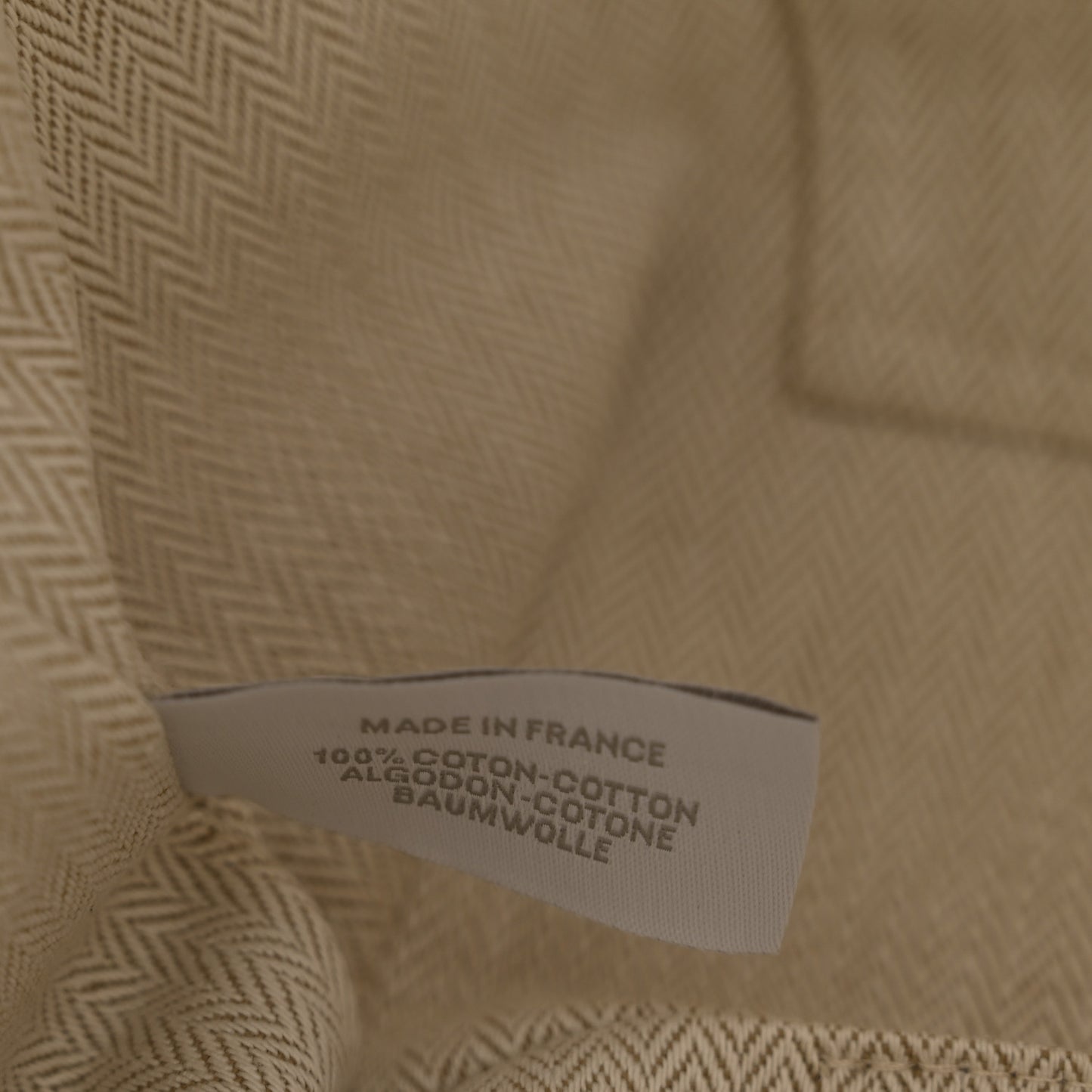 Canvas Large Bride-A-Brac Cabriole Case Biscuit