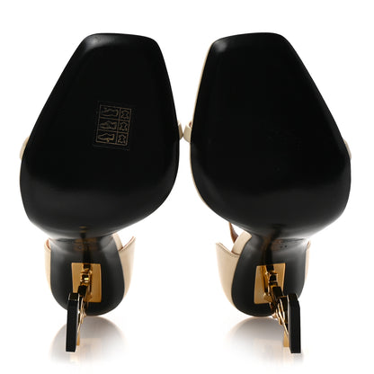 Saint Laurent Calfskin 110 Opyum Sandals 41 Real Beige 6 of 10