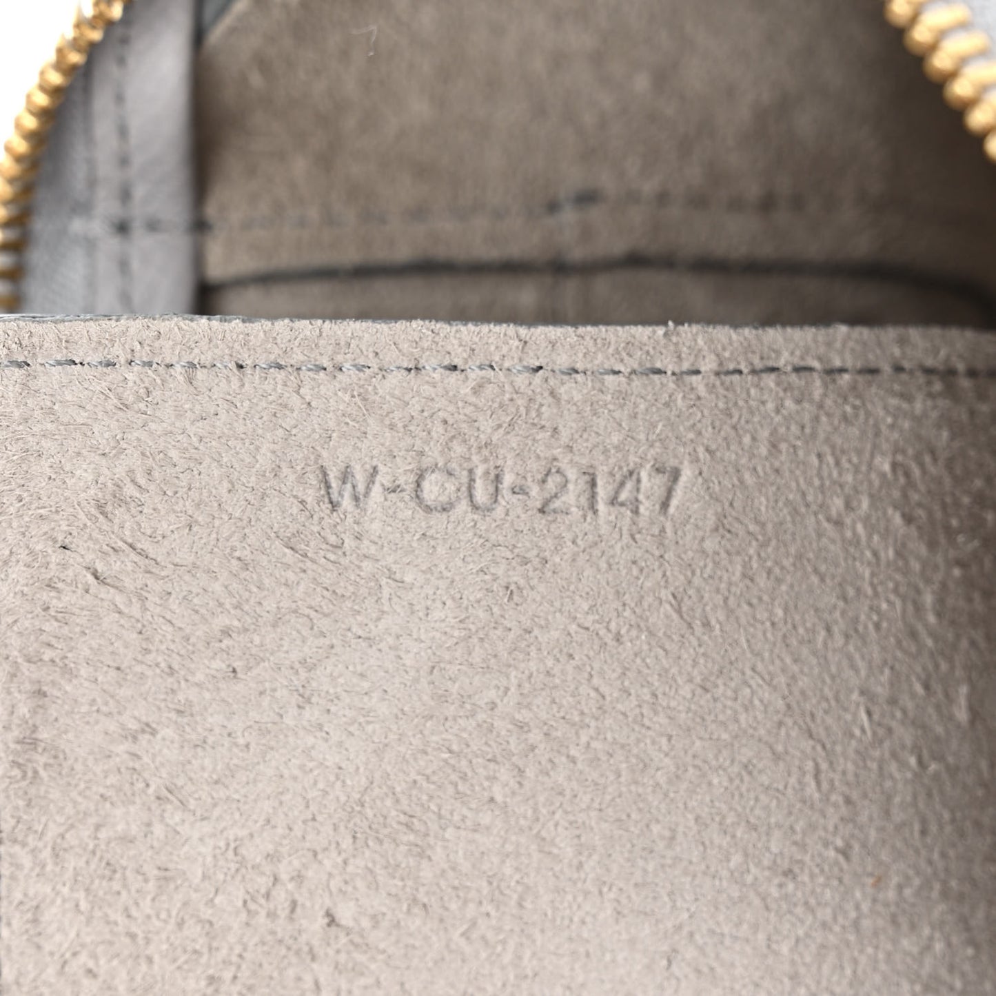 Grained Calfskin Micro Belt Bag Cloud