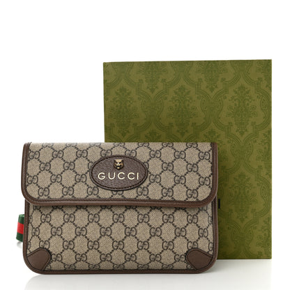 Gucci GG Supreme Monogram Neo Vintage Web Belt Bag Brown 12 of 12