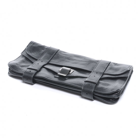 Proenza Schouler Leather PS1 Pochette Clutch Black 3 of 7