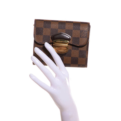 Louis Vuitton Damier Ebene Joey Wallet 2 of 7