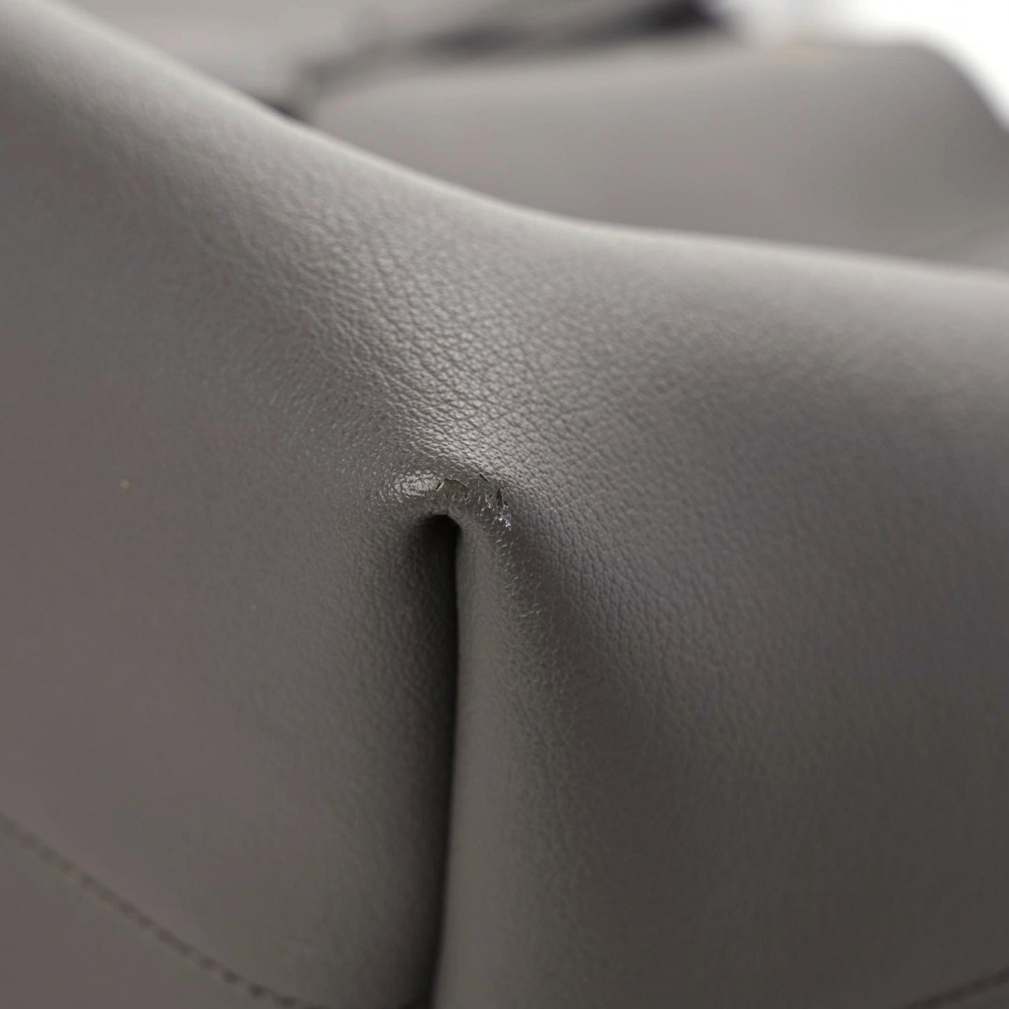 Calfskin Large Shopping Tote Fog