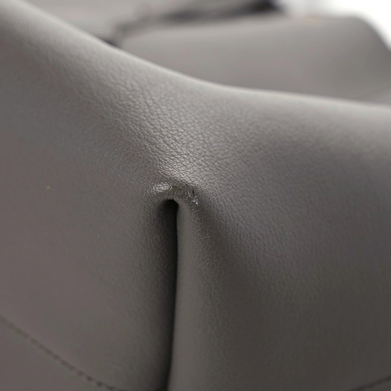 Saint Laurent Calfskin Large Shopping Tote Fog 12 of 15