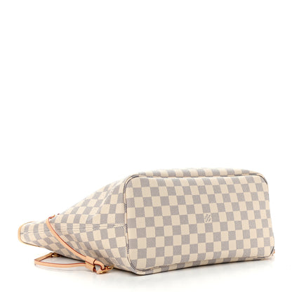 Louis Vuitton Damier Azur Neo Neverfull MM Rose Ballerine 5 of 10