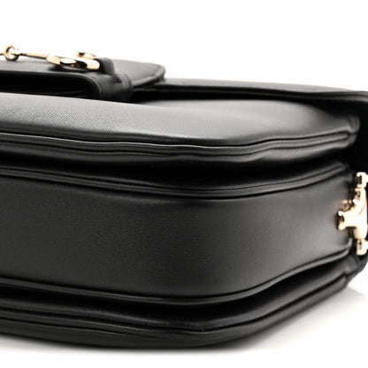 Gucci Ciny Lux Calfskin Horsebit 1955 Soft Small Shoulder Bag Black 10 of 10