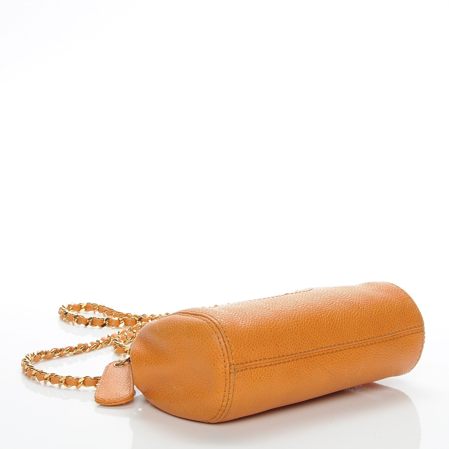Chanel Caviar CC Crossbody Bag Orange 4 of 10