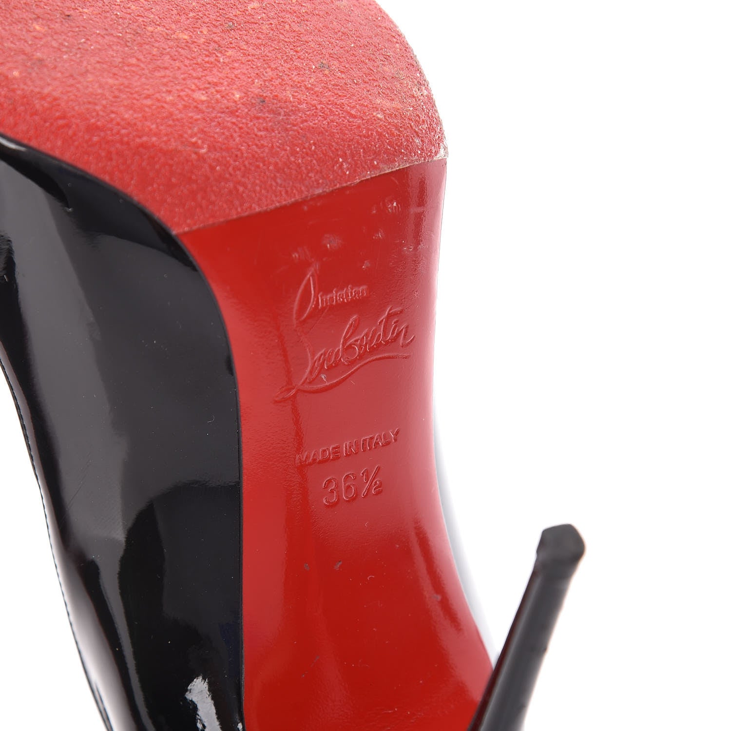 Christian Louboutin Patent Pigalle Follies 100 Pumps 36.5 Black 7 of 10