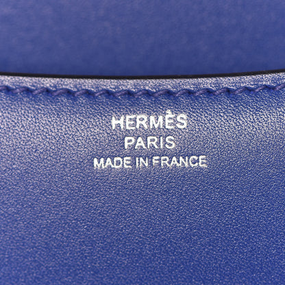 Hermes Tadelakt Constance 18 Bleu Electrique 6 of 19