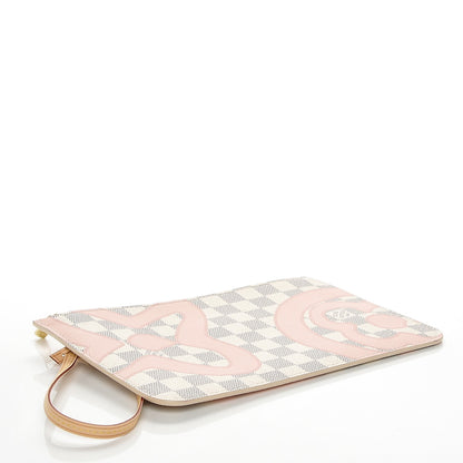 Louis Vuitton Damier Azur Tahitienne Neverfull MM GM Pochette 4 of 7