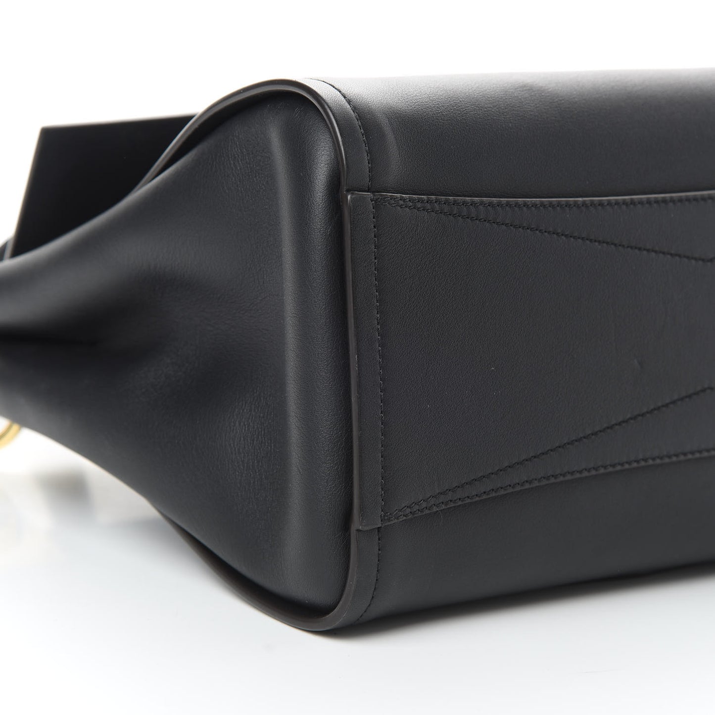 Calfskin Small Mystic Shoulder Bag Black