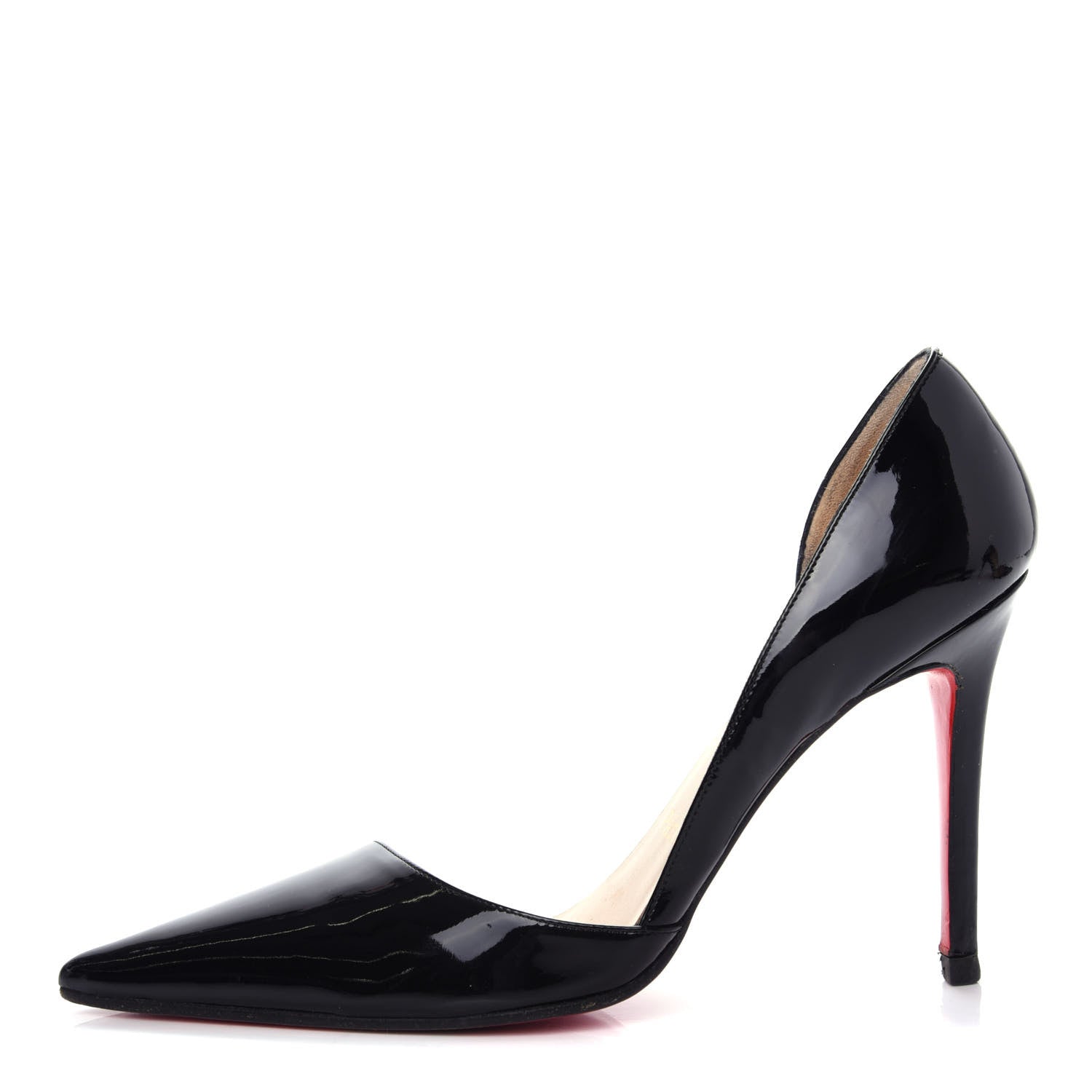 Christian Louboutin Patent New Helmut 100 Pumps 36 Black 1 of 9