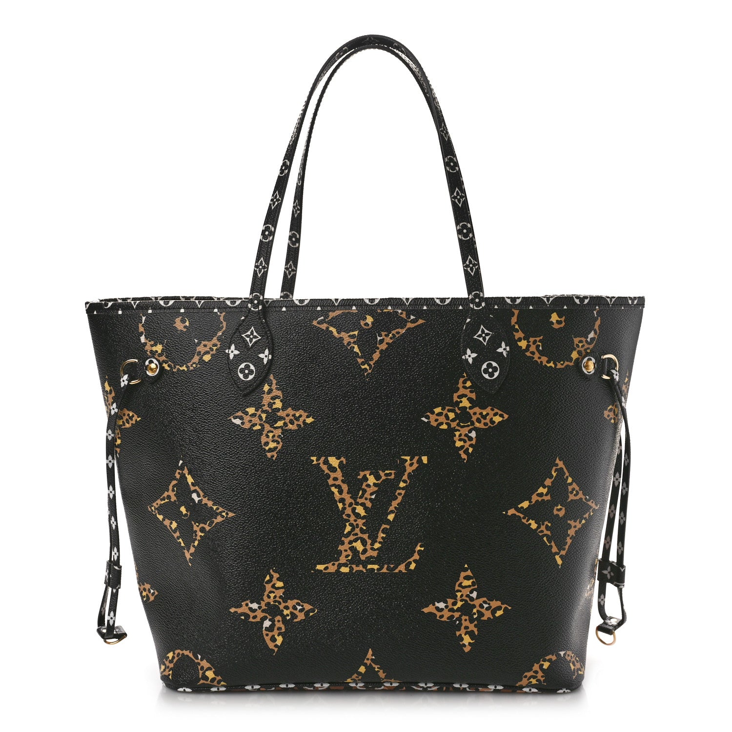 Louis Vuitton Monogram Giant Jungle Neverfull MM Black 1 of 9