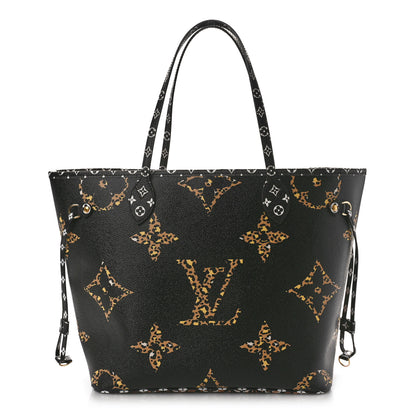 Louis Vuitton Monogram Giant Jungle Neverfull MM Black 1 of 9