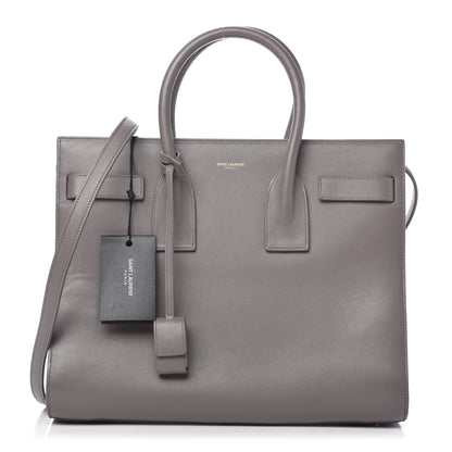 Saint Laurent Calfskin Small Sac De Jour Fog 1 of 10