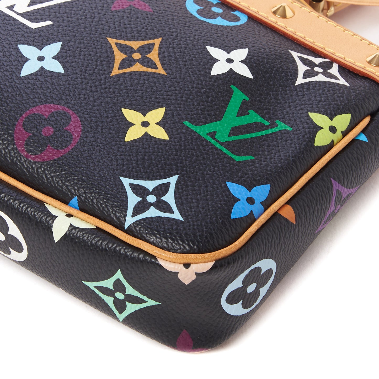 Monogram Multicolor Pochette Accessories Black Long Strap
