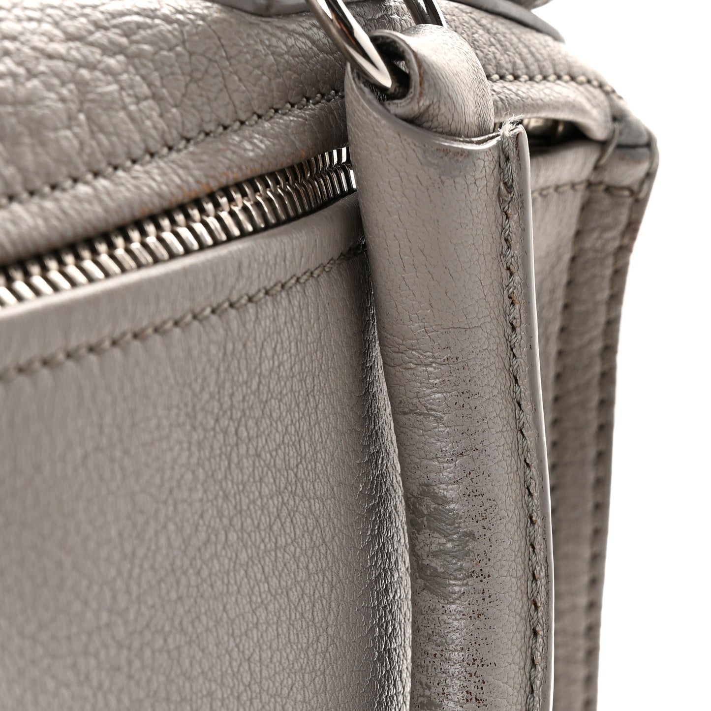 Sugar Goatskin Medium Pandora Pearl Grey