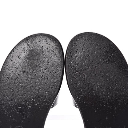 Chanel Patent Calfskin CC Slip On Mules 39 Black 10 of 12