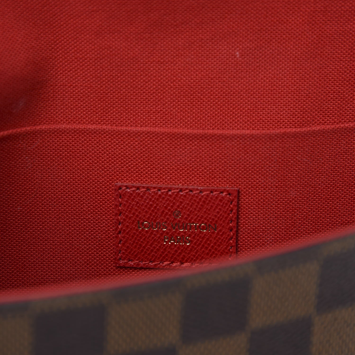 Louis Vuitton Damier Ebene Pochette Felicie Chain Wallet 9 of 12