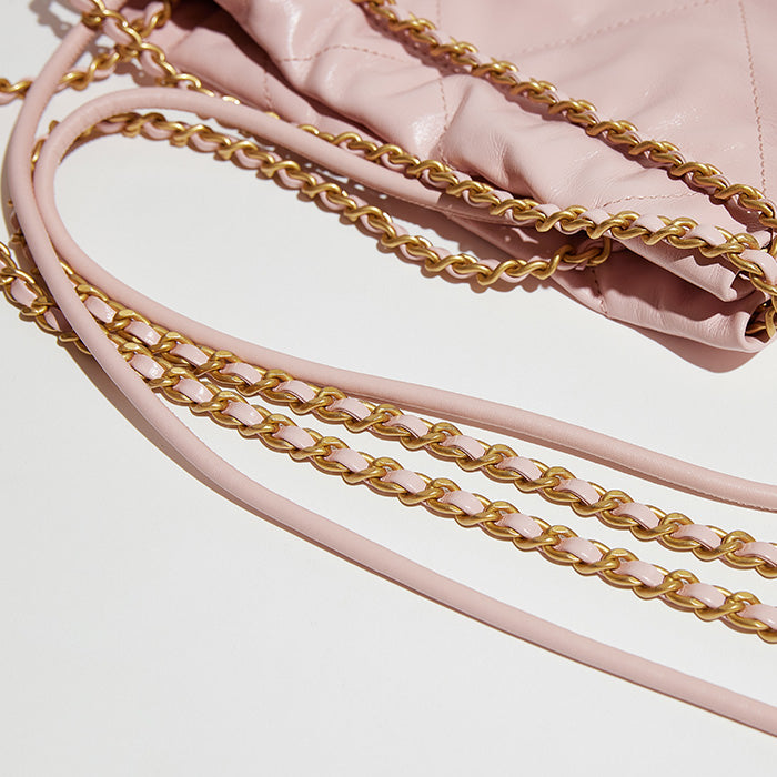 product image of pink mini chanel 22 bag FASHIONPHILE