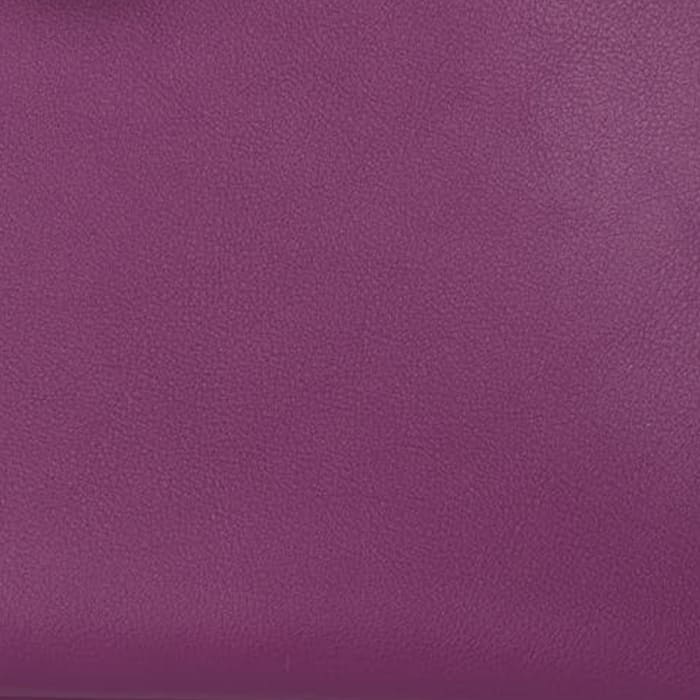 this is a close up swatch image of hermes anemone color on swift leather by FASHIONPHILE
