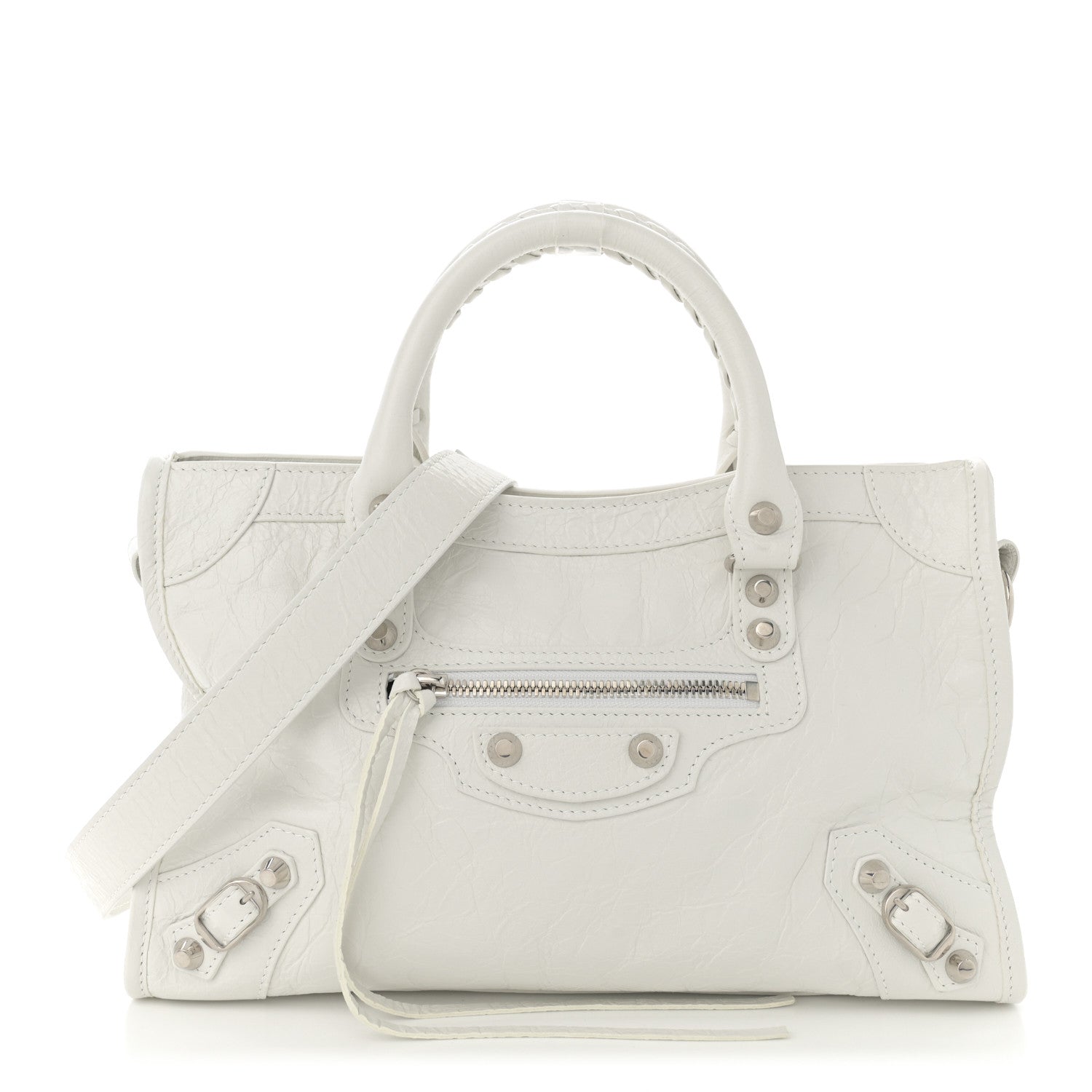 Arena Storico Classic Silver Hardware Small Le City Optic White