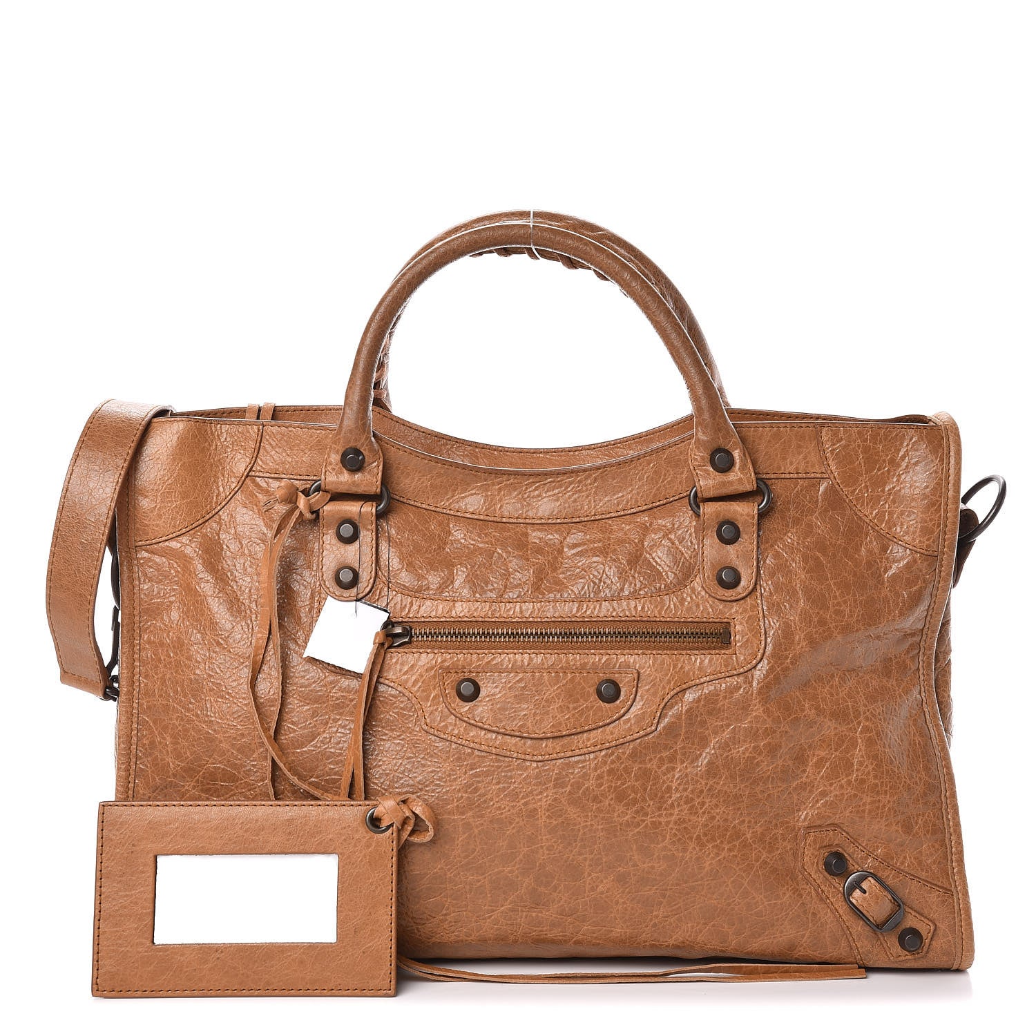 Balenciaga Agneau Classic Hardware City Cumin