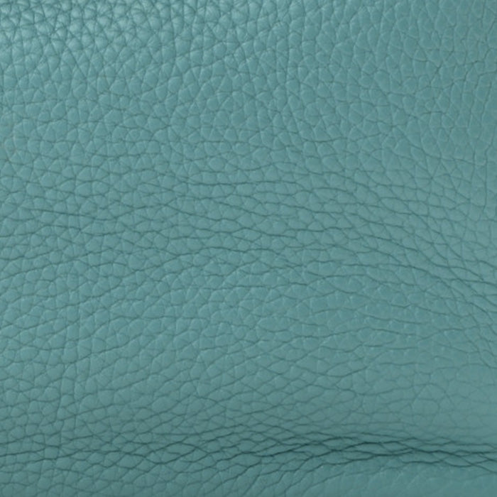 swatch card of hermes bleu atoll FASHIONPHILE