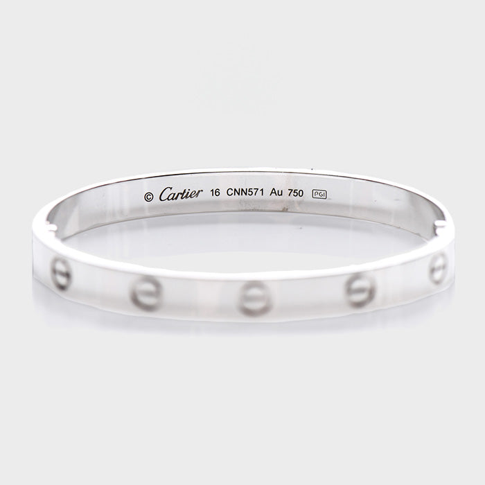 product image of authentic cariter love bracelet FASHIONPHILE