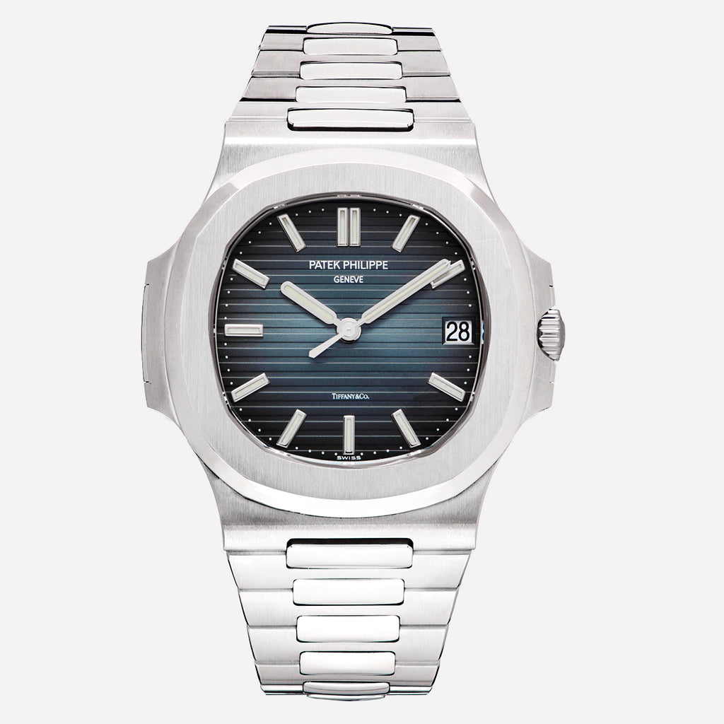product image of patek philippe nautilus tiffany dial 5711 watch at FASHIONPHILE