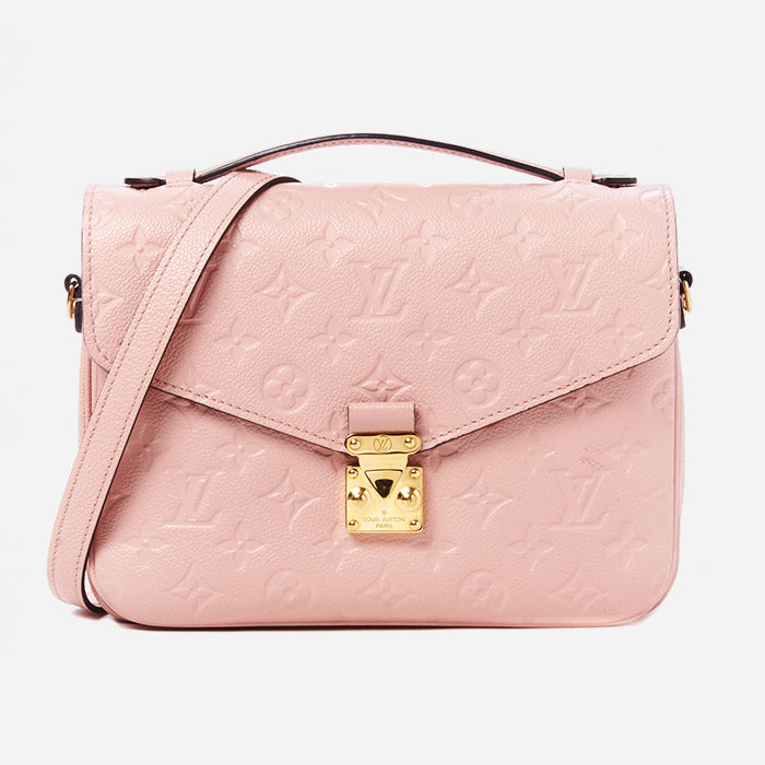 product image of Louis Vuitton Empreinte Pochette Metis in pink FASHIONPHILE