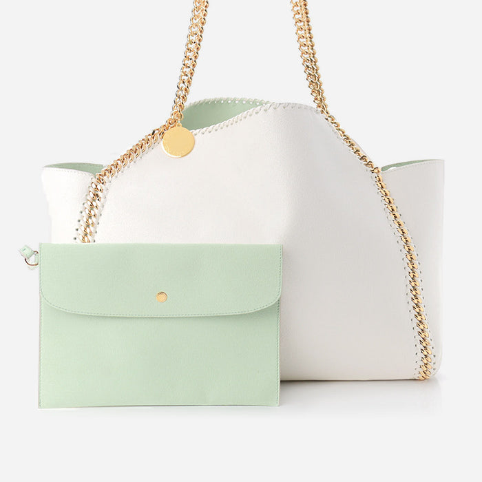 product image of stella mccartney shaggy deer falabella tote FASHIONPHILE