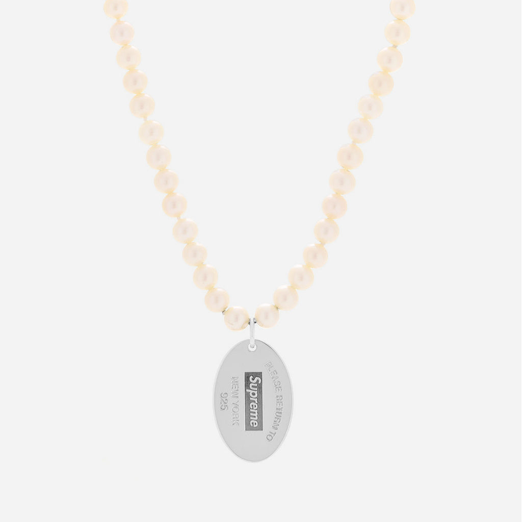 product image of Tiffany & co x supreme pearl necklace FASHIONPHILE