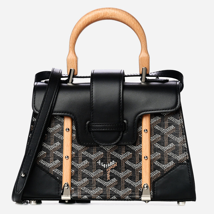 product image of Goyard Structured Mini Saigon bag on white background at FASHIONPHILE