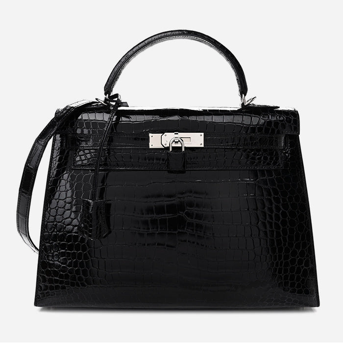 product image of hermes crocodile porosus kelly FASHIONPHILE