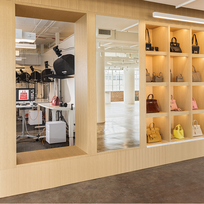Behind the scenes FASHIONPHILE Authentication Center & Showroom