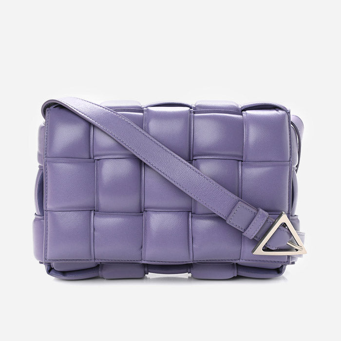 product image of bottega veneta padded cassette in lavender FASHIONPHILE