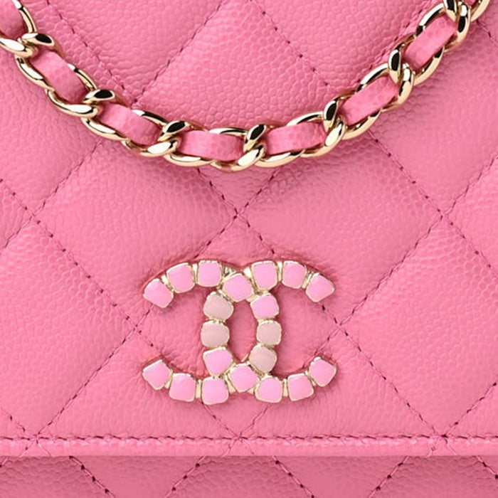 Chanel glass-encrusted hardware FASHIONPHILE