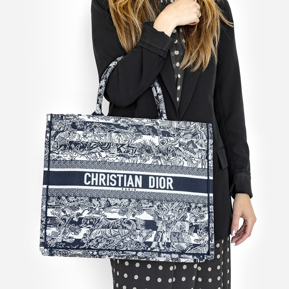 the large book tote worn on the arm by fashionphile