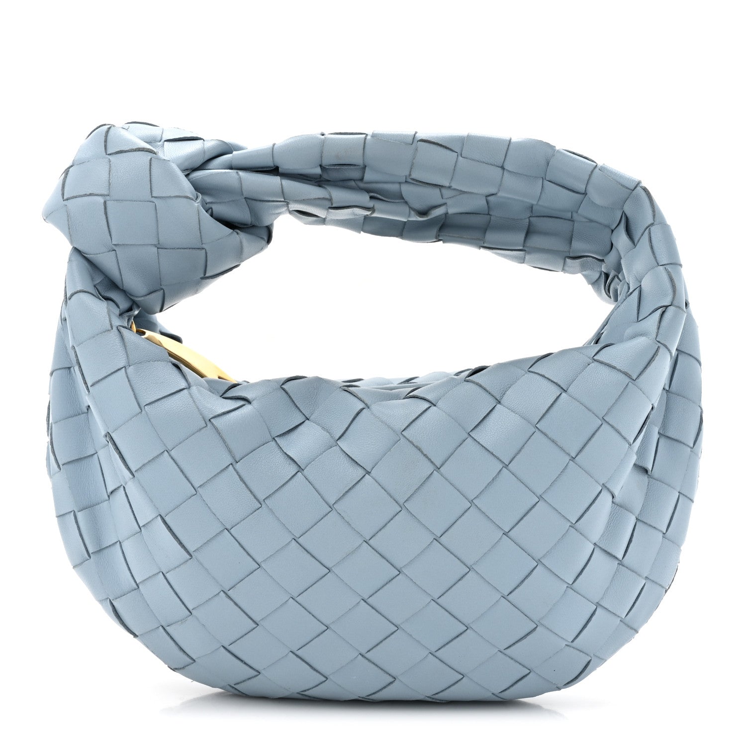 Bottega Veneta Nappa Intrecciato Mini Jodie in Ice