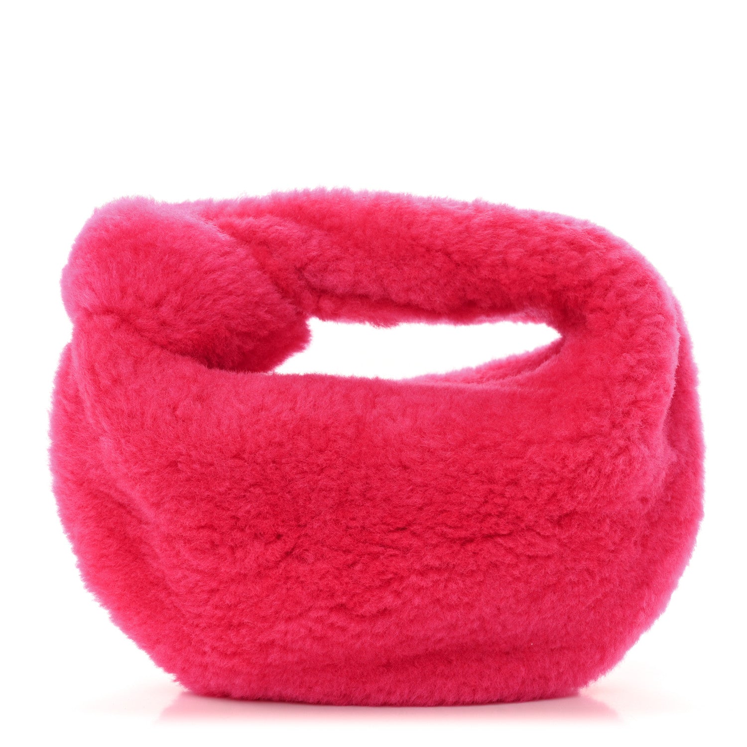 Bottega Veneta Shearling Mini Jodie in Lollipop