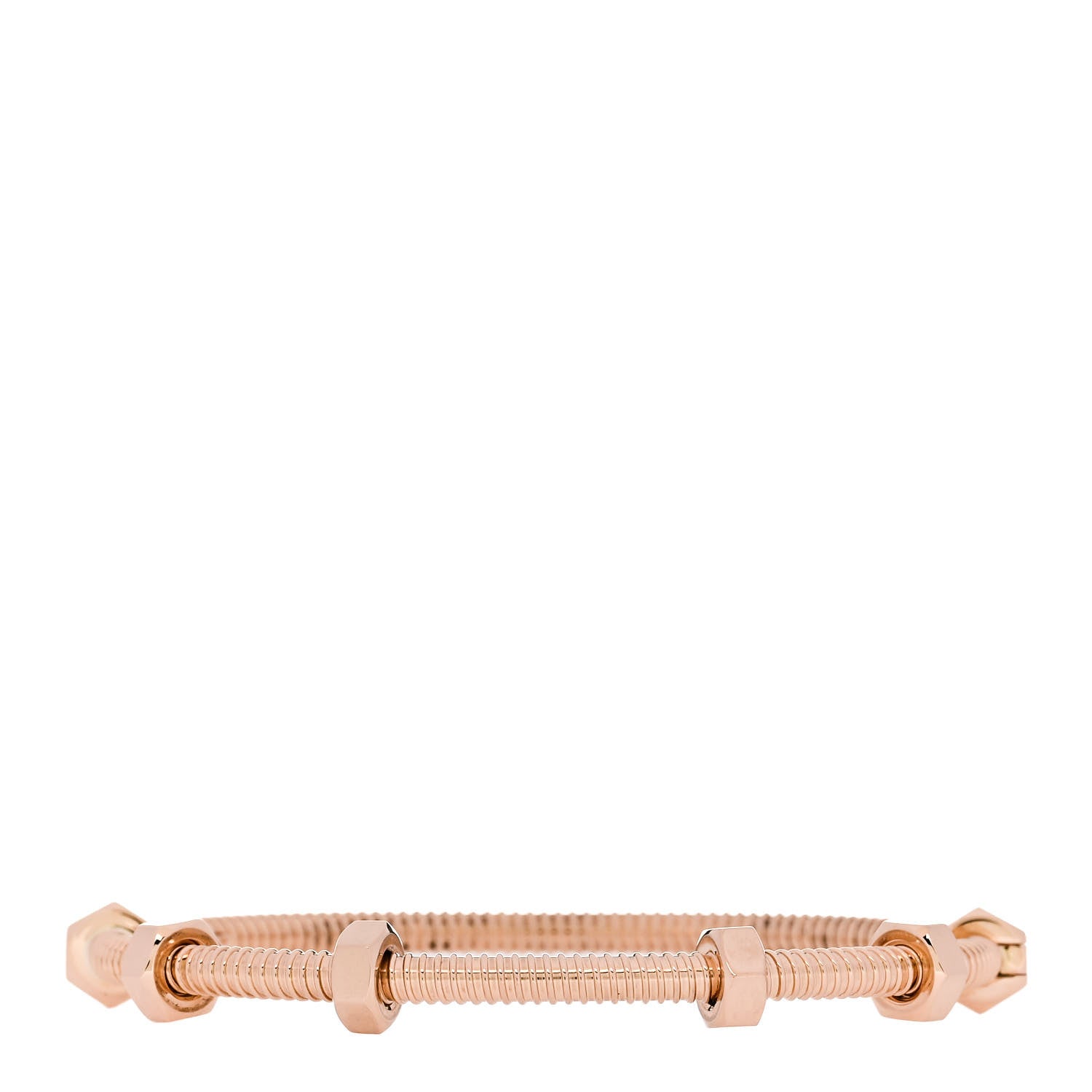 Cartier 18K Pink Gold Ecrou de Cartier Bracelet 16