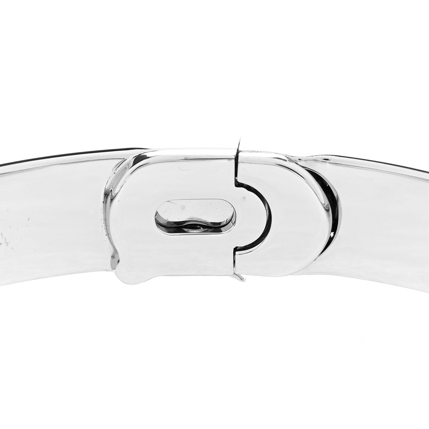 Cartier 18K White Gold Diamond LOVE Paved Bracelet 16_Closure